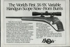 Burris Variable Handgun Scope