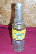 Old NuGrape Soda Pop Bottle 6 Oz Ounce Clear Glass Collectible Collector Vintage