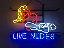 Live Nudes Lady 19"x15" Neon