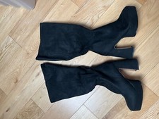 Asos faux suede knee - knee, boots
