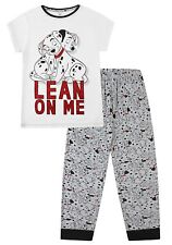 Ladies Disney 101 Dalmatian Lean On Me Cotton Pyjamas for Women