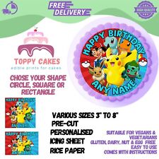 POKEMON Custom Birthday Cake