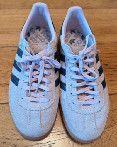 Pink and navy adidas spezials - navy,