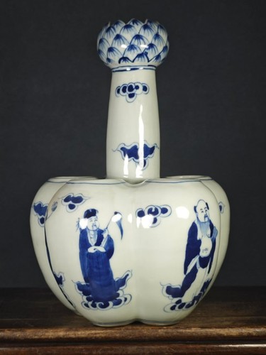 Antique chinese blue - chinese, white