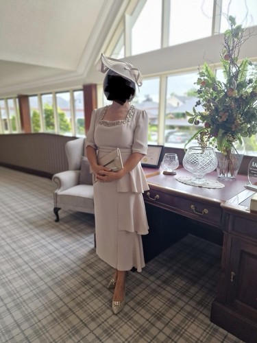 Taupe mother the bride - of, /
