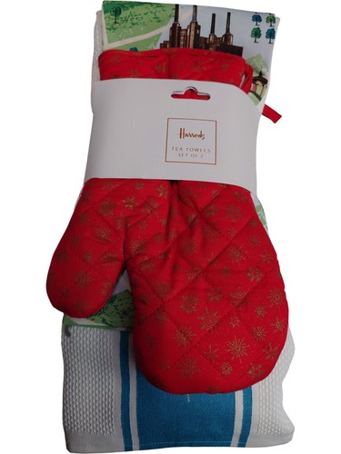 Harrods tea towels set 2 - harrods,