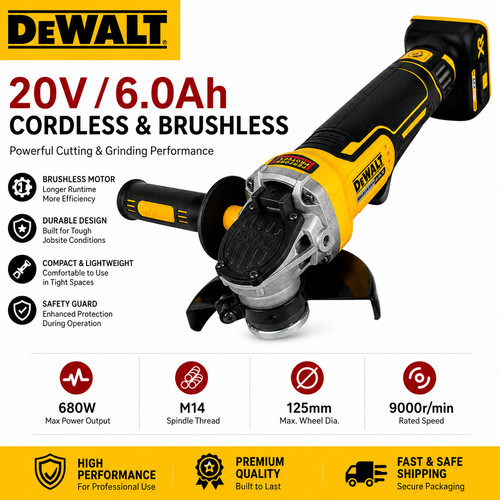 Dewalt angle grinder dcg405n - angle,