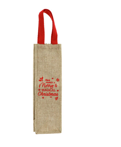 Christmas wine bottle - bottle, gift