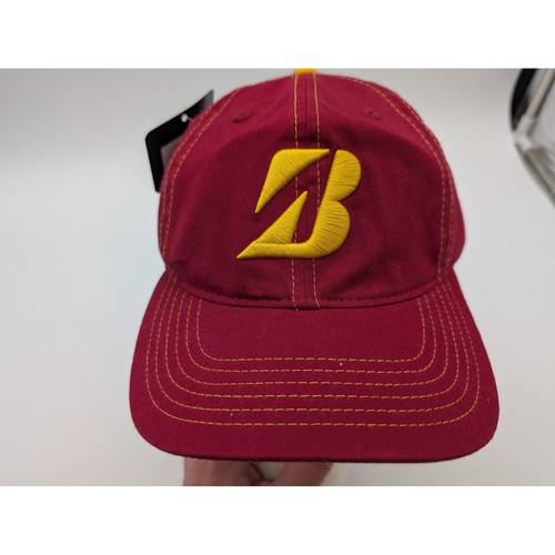 Bridgestone golf hat maroon - hat,