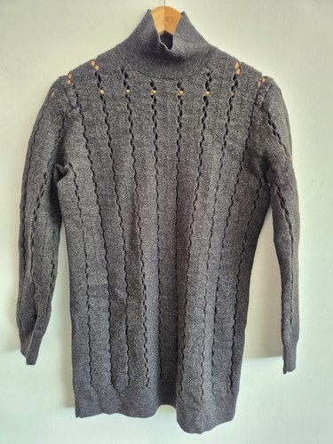 Cos grey open - roll, neck