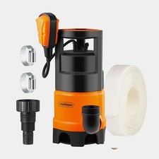 Vonhaus 400W Water Pump also suitable for Dirty Water with 8m Hose and 10m Cable