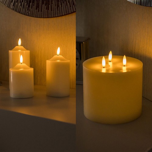 Flickering real wax - flickering,
