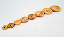 10 X 2-Hole Natural Wooden