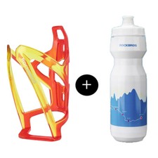 ROCKBROS Bike Water Bottle Cage Holder with 750ml Water Bottle Multi-Color