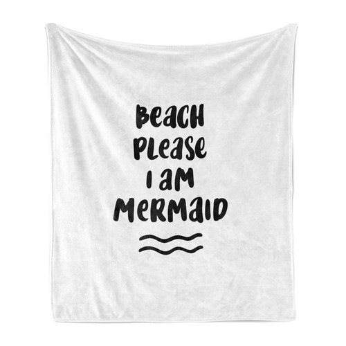 Mermaid soft flannel - i'm,