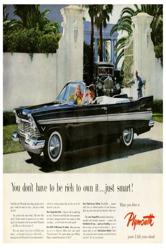 Vintage plymouth ad - vintage,