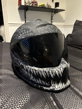 Ruroc Jormungandr AT4.0 Black And White Size XL, 2 X Visor Black And Clear