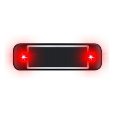 Warning Light Red Solar