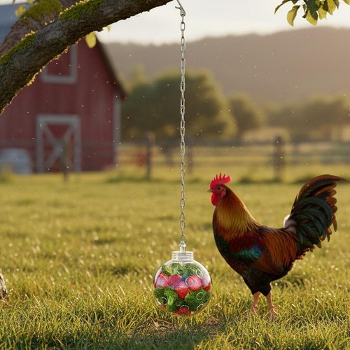 Chicken foraging treat - foraging, ball