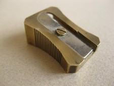 Vintage Brass Velos Foreign Pencil Sharpener Classic Rare