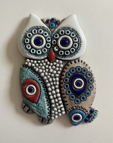 Vintage ceramic owl - vintage,