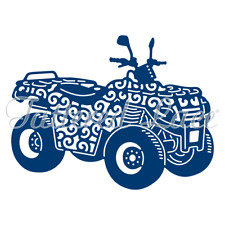 Tattered Lace Quad Bike Die - Big Boys Toys - Off Roading Vehicle+ FREE Die Cuts