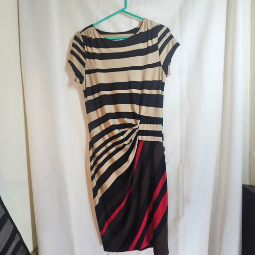 Shelby palmer striped sheath - striped,