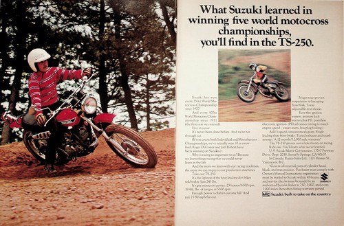 Suzuki magazine 250 - ad, ts-250