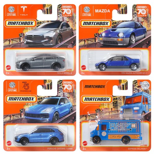 Match box car toy assorted - box,
