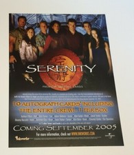 Serenity Trading Card Dealer Sell Sheet (Inkworks, 2005)