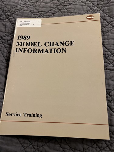 Audi 1989 model change - audi,