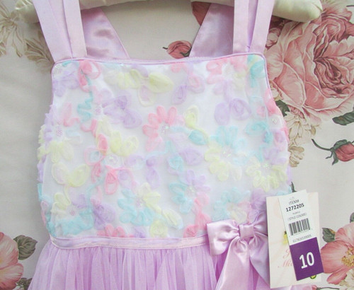 Bnwt lilac sequin frilled - *bnwt,