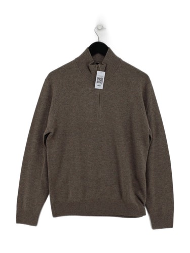 Uniqlo men jumper tan - s,