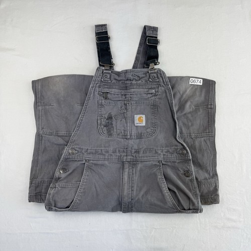 Carhartt grey bib overalls - carhartt,