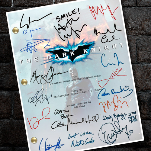 The dark knight - dark, signed