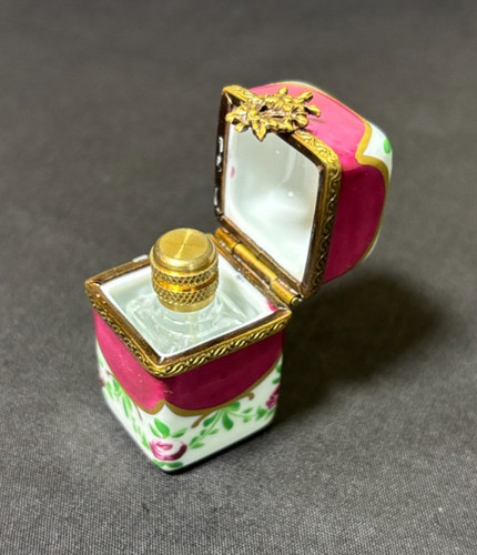 Square hand painted - square, limoges