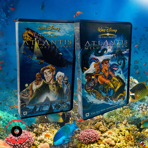 Disney atlantis vhs - vhs, video