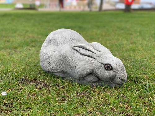 Outdoor rabbit figurine