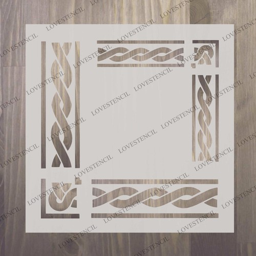 Border corner stencils - &,