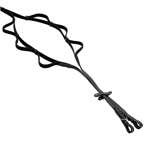 English hunting reins with - reins,