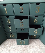 EMPTY 'Avant' 2025 Christmas Calendar - 12 Numbered Boxes - Recycling Project