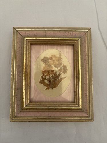 Small vintage pressed rose - small,