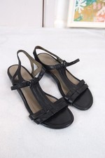 Ecco flat Flash Black leather