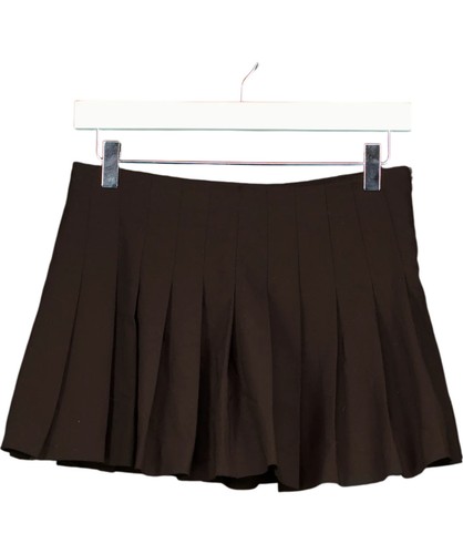 Zara brown pleated - pleated, mini