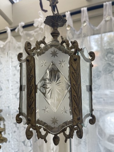Vintage french brass - brass, ceiling
