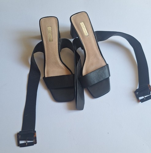 Topshop black faux - black,