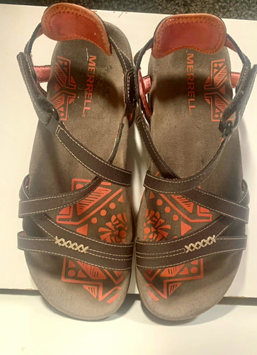 Merrell women brown red - merrell, brown/red