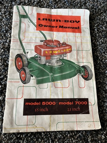 Lawn boy manual - 5000,