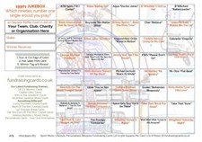 Music fundraising cards - music,