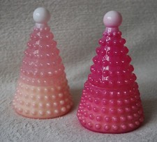 Sand+Fog Pink Bubble Christmas Tree Glass Jar Candle 255g 9oz Vanilla or Juniper